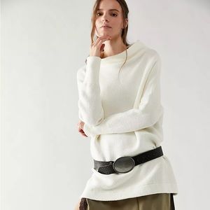 Free People Ottoman Slouchy Tunic in Ecru